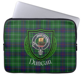 Funda Para Portátil Duncan Scottish Clan Tartan and Crest