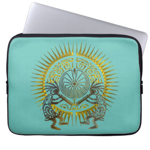 Funda Para Portátil Dúo Kokopelli - Hombre En El Maze - Sol 1