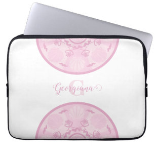 Funda Para Portátil Dusky Rosa personalizado Gran Mandala del Milenio