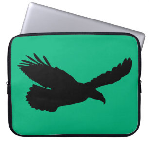 Funda Para Portátil Eagle Flying Green Laptop Sleeve Your Color - Text