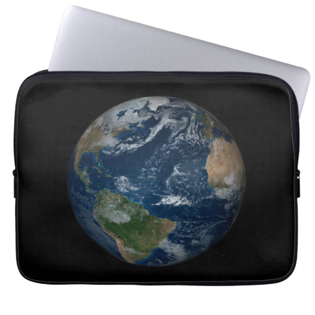 Funda Para Portátil Earth With Clouds And Sea Ice (Frente)