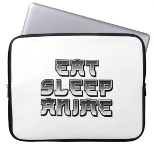 Funda Para Portátil Eat Sleep Anime