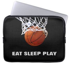 Funda Para Portátil Eat Sleep Play Basketball Motivation