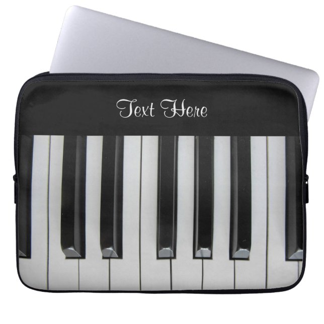 Funda Para Portátil Ebony y Ivory Personalizado Textos (Frente)