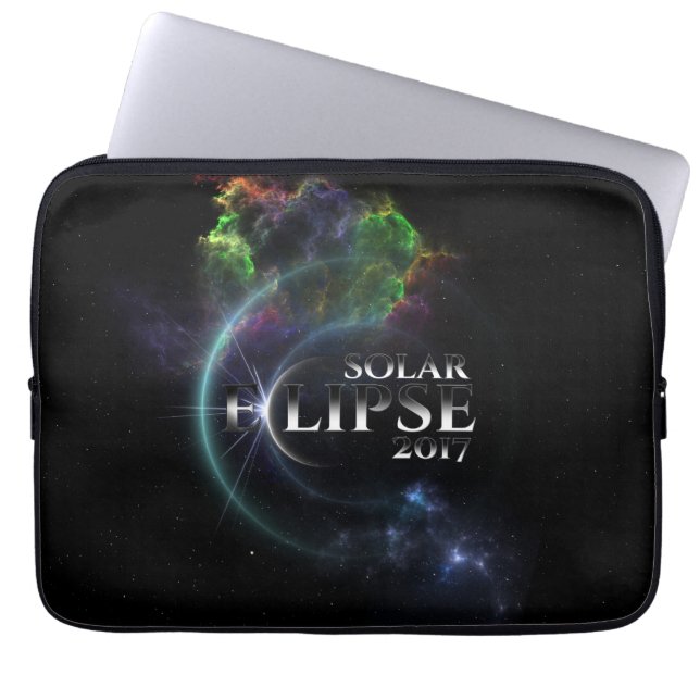 Funda Para Portátil Eclipse solar 2017 (Frente)