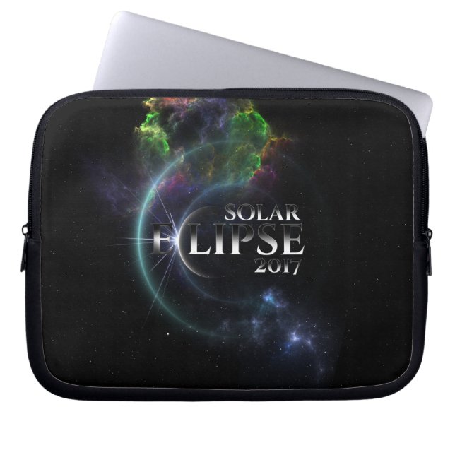 Funda Para Portátil Eclipse solar 2017 (Frente)