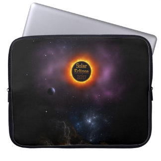 Funda Para Portátil Eclipse solar 2017 Bloom nebulosa
