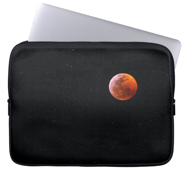 Funda Para Portátil Eclipse total de luna de sangre | Isla Grande Hawa (Frente)