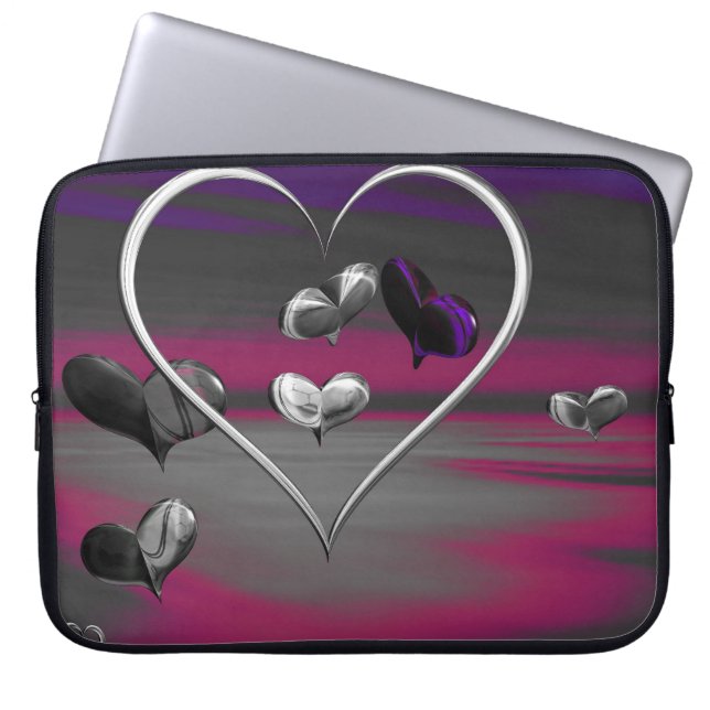 Funda Para Portátil Ecos de un romance metálico (Frente)