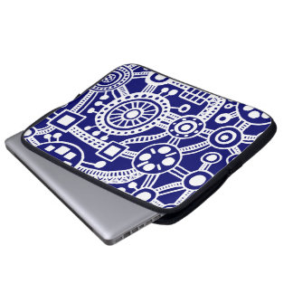 Funda Para Portátil Ecosistema III Blanco sobre la Marina Dp