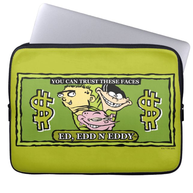 Funda Para Portátil Ed, Edd, y Eddy Dollar Bill (Frente)