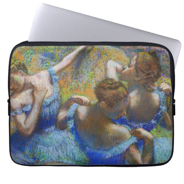 Funda Para Portátil Edgar Degas - Bailarinas azules (Frente)