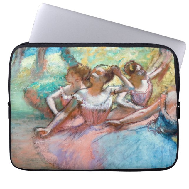 Funda Para Portátil Edgar Degas - Cuatro Ballerinas en escena (Frente)