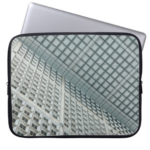 Funda Para Portátil Edificio comercial de altura blanca