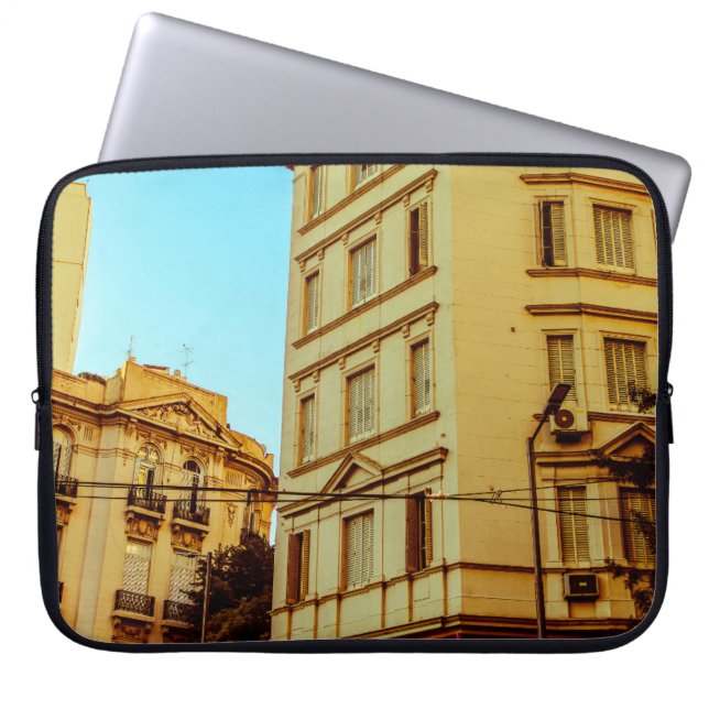 Funda Para Portátil Edificio de época Facadearquitectura, edificio, ci (Frente)