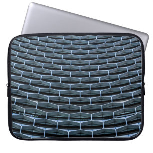 Funda Para Portátil Edificio gris bajo cielo azul claro