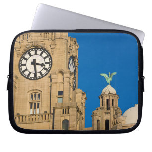 Funda Para Portátil Edificio Liver, Liverpool, Merseyside, Inglaterra