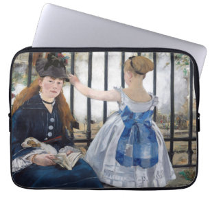 Funda Para Portátil Edouard Manet - El ferrocarril