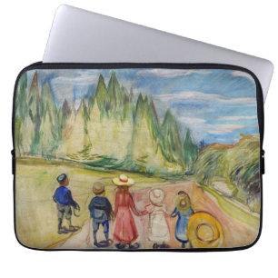 Funda Para Portátil Edvard Munch - El bosque de cuento de hadas