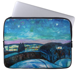 Funda Para Portátil Edvard Munch - Noche Starry 1922
