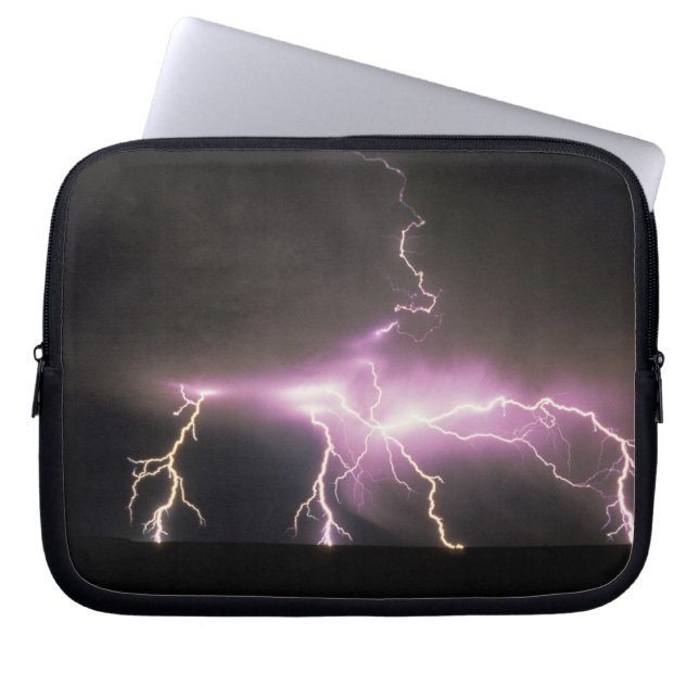 Funda Para Portátil EE. UU., Idaho. Relámpago. (Frente)