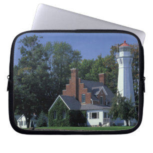 Funda Para Portátil EE. UU., Michigan, lago Huron. Port Sanilac