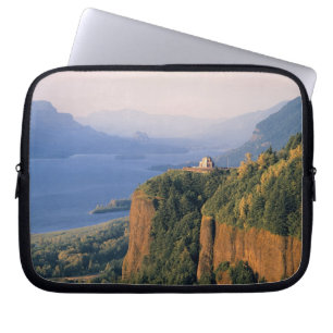 Funda Para Portátil EE. UU., Oregón, río Columbia. Atardecer en Crown