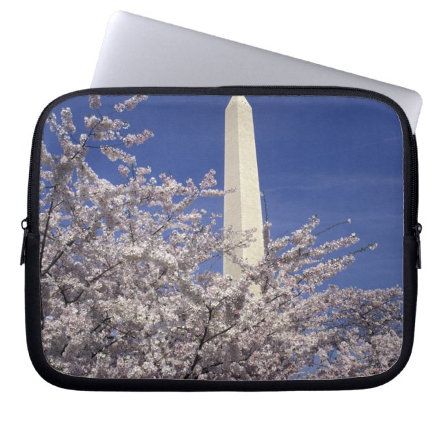 Funda Para Portátil EE. UU., Washington DC. Festival de las flores de  (Frente)