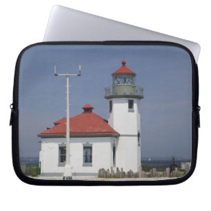 Funda Para Portátil EE. UU., Washington, Seattle, Faro de Alki Point,