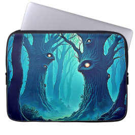 Funda Para Portátil Eerie Woodland Eyes