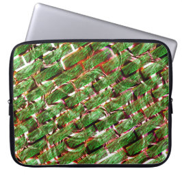 Funda Para Portátil ¿Efecto de pared verde y color salmón de burbujas?