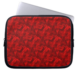 Funda Para Portátil Efecto de seda rojo