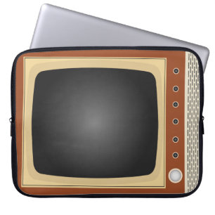 Funda Para Portátil Efecto novedad retro en la televisión