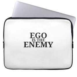 Funda Para Portátil Ego Is The Enemy Minimalist Typewriter Laptop