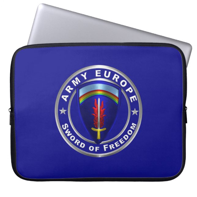 Funda Para Portátil Ejército Europa USAREUR (Frente)