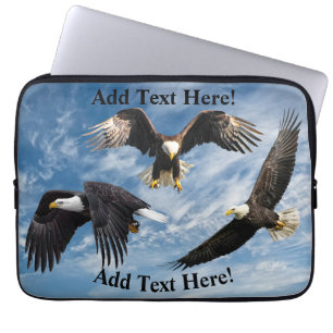 Funda Para Portátil El águila calva se eleva