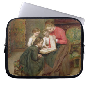 Funda Para Portátil El álbum de la familia, 1869 (aceite en lona)