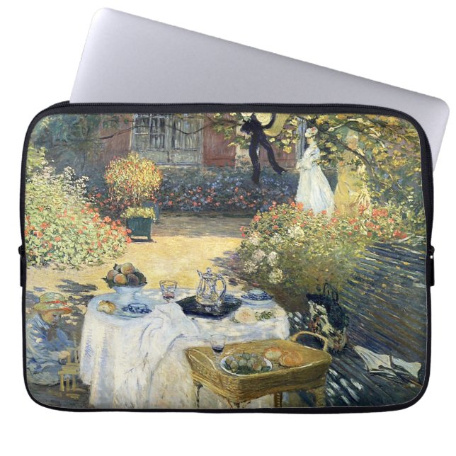 Funda Para Portátil El almuerzo Claude Monet (Frente)