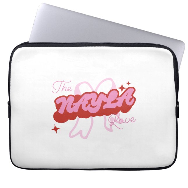 Funda Para Portátil El amor de NAYLA (Frente)
