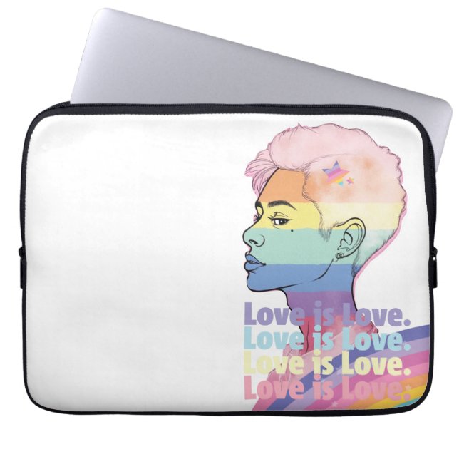 Funda Para Portátil El amor es amor (Frente)