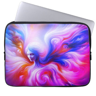 Funda Para Portátil El Angel Colorido y Tenue en la Parte Delantera de