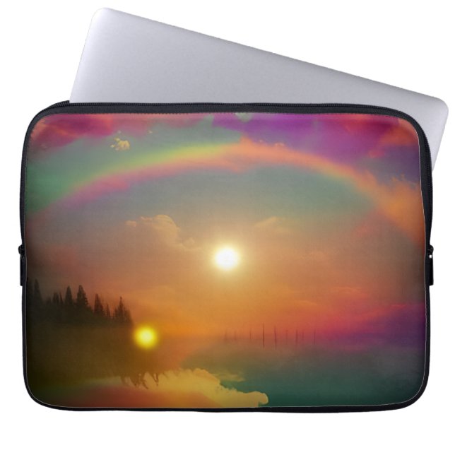 Funda Para Portátil El arco iris (Frente)