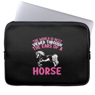 Funda Para Portátil El Arte De Caballo Es Mejor Visto En El Mundo