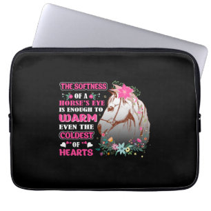 Funda Para Portátil El arte de los caballos La suavidad de los ojos de