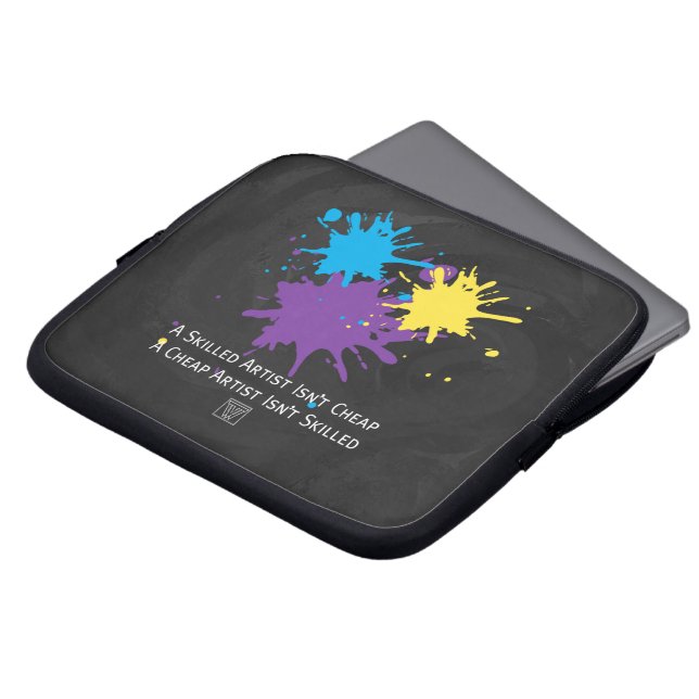 Funda Para Portátil El arte no es barato (Superior anverso)