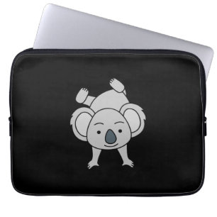 Funda Para Portátil El Bebé Cute Koala Con Una Sonrisa Haciendo Un Pue