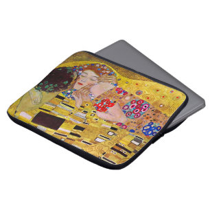 Funda Para Portátil El beso de Gustav Klimt, vintage Art Nouveau
