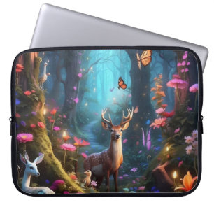 Funda Para Portátil El bosque encantado, un oasis místico