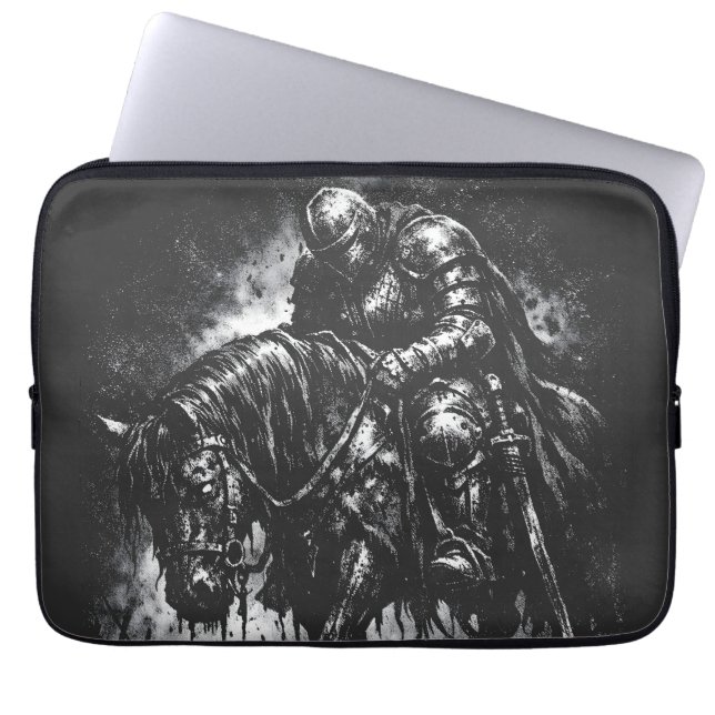 Funda Para Portátil El Caballero Caído por BurnsInHell (Frente)