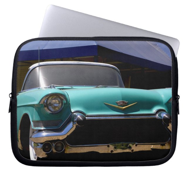 Funda Para Portátil El Cadillac verde de Elvis Presley en (Frente)